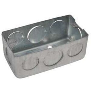 Cajetin Rectangular 2x4x1/2  - Lamina 1.00mm